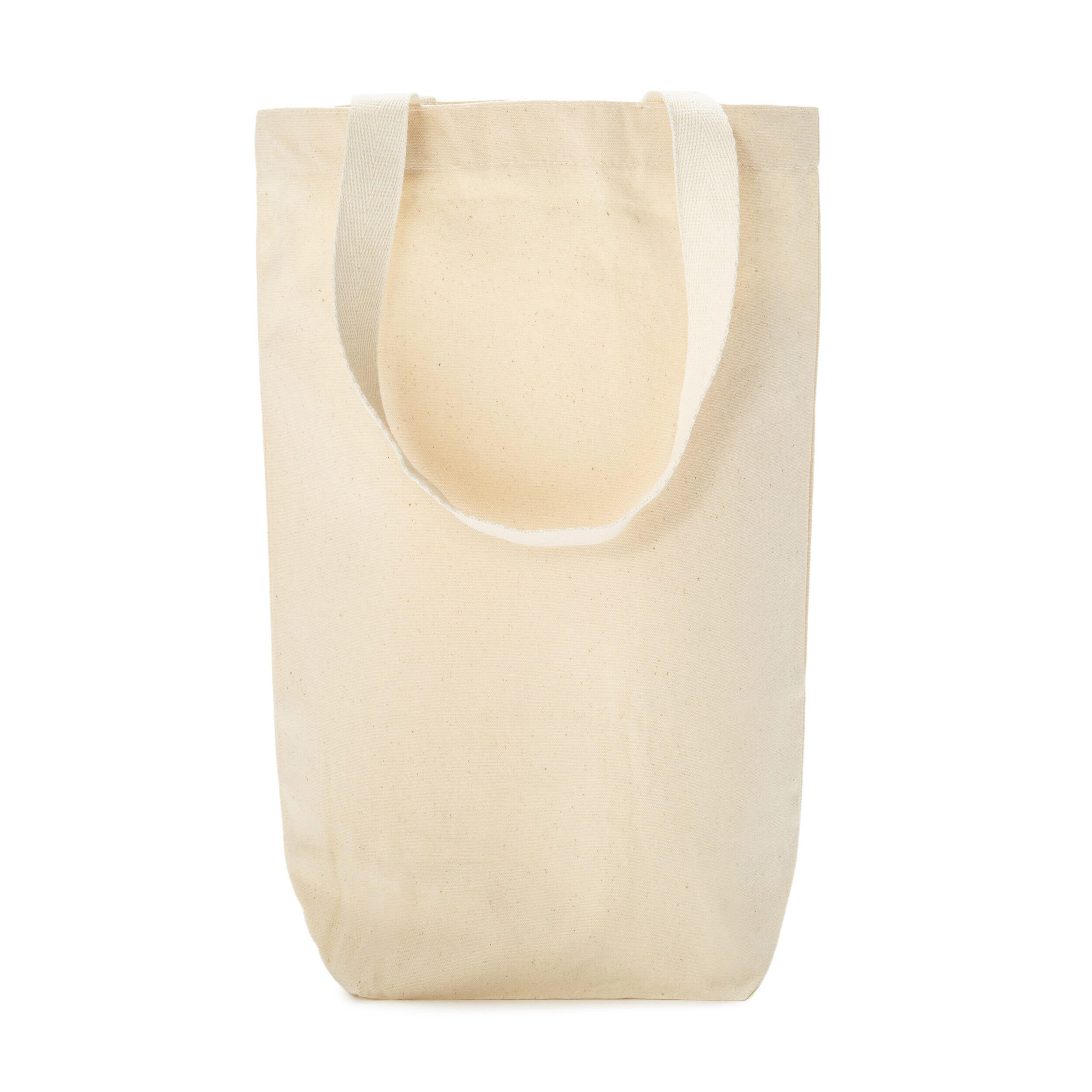 School Smart Color Your Own Tote Bag, 11 x 14 x 5 Inches, Canvas Natural Tone 407352